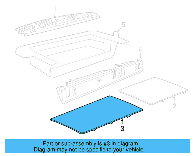 Floor Cover 7B0-863-463-DK5 - View 3