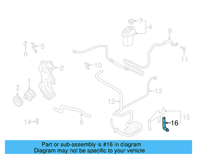Bracket 1C0-422-166-AF
