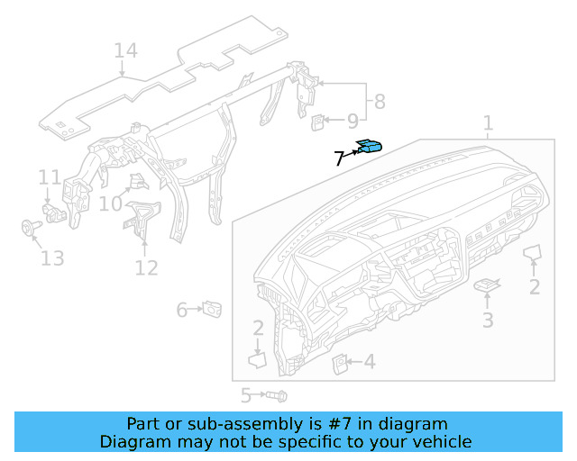 Instrument Panel Grommet 5C5-857-949 - View 26