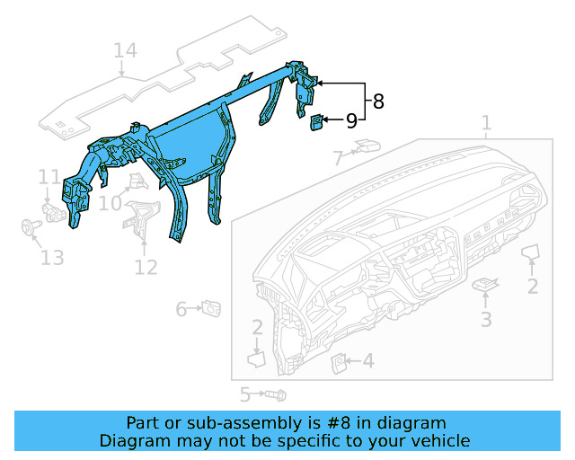 Reinforced Beam 2GJ-857-017-A