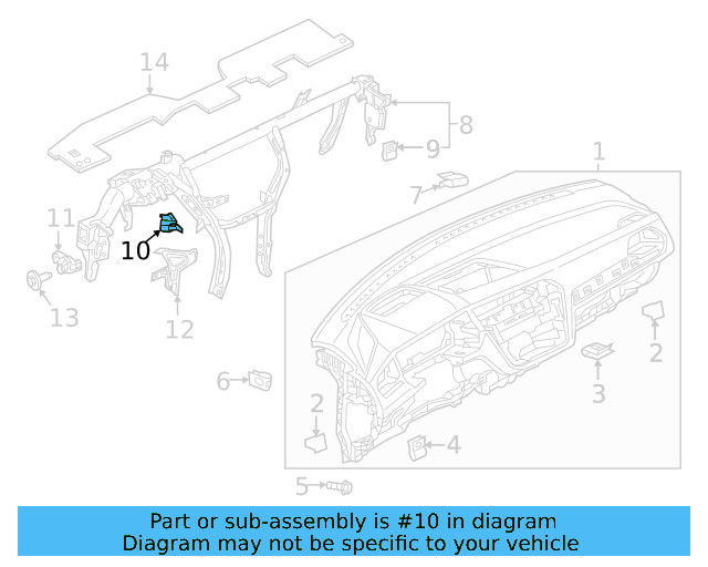 Reinforced Beam Bracket 5G1-857-745 - View 12