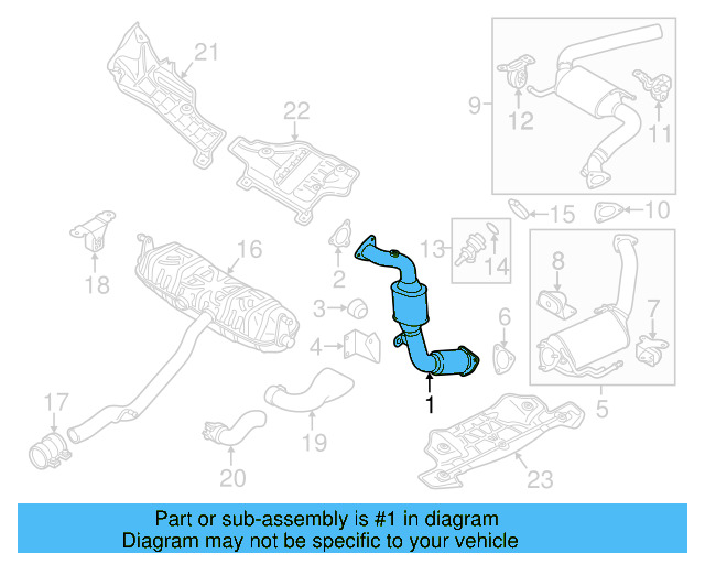 Front Muffler 7L8-254-800-NX - View 7