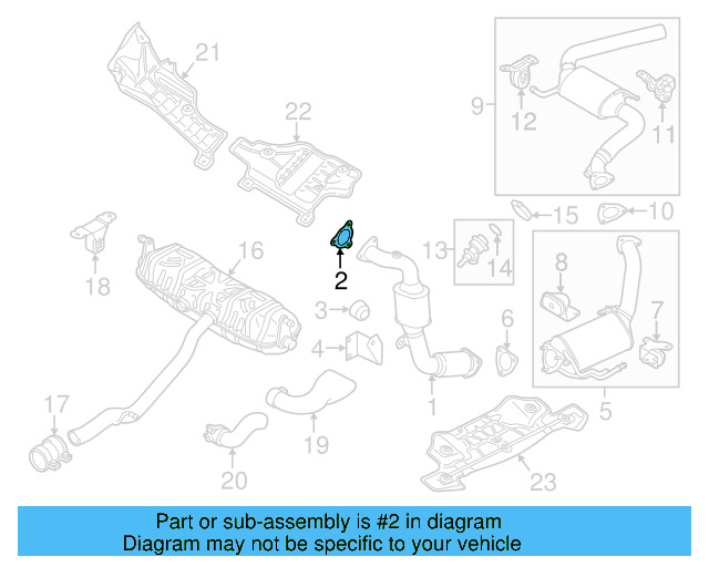 Converter & Pipe Gasket 4D0-253-115-A - View 23