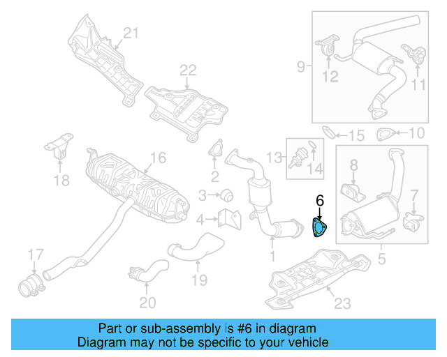 Converter & Pipe Gasket 4D0-253-115-A - View 22