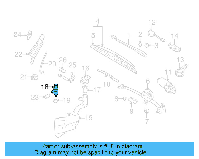 Washer Pump 1K5-955-651 - View 47
