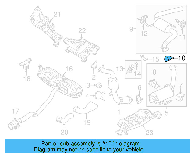 Exhaust Pipe To Manifold Gasket 7L0-253-115-A - View 22