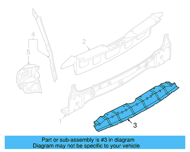 Lower Panel 7L6-813-231-C - View 3