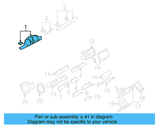 Cluster Bezel 3C8-858-366-T-20V