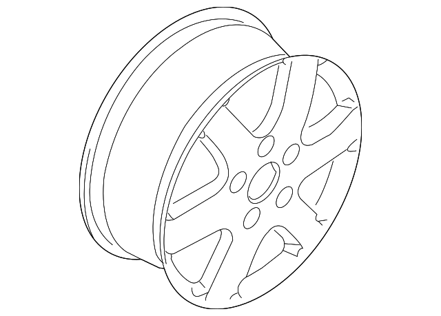 Wheel, Alloy 7L6-601-025-D-Z31 - View 2