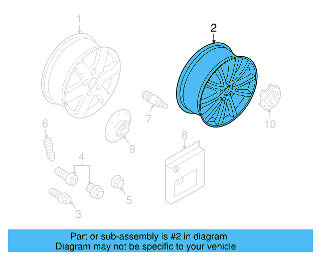 Wheel, Alloy 7L9-601-025-E-QQ9 - View 7