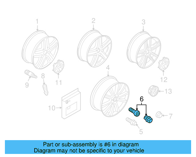 Wheel Bolt WHT-002-529 - View 10