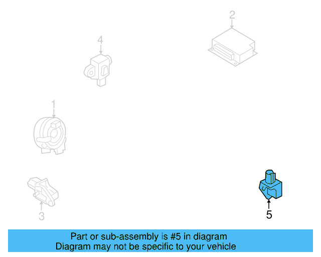 Side Impact Sens 5N0-959-351-B - View 12