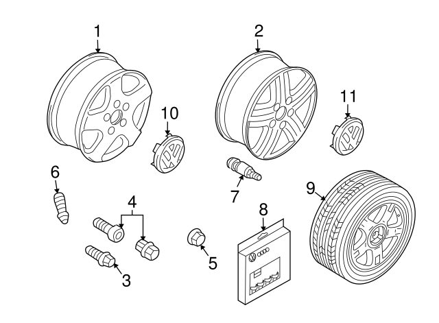 Valve Stem 311-601-361 - View 11