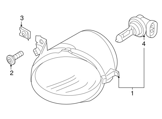 Fog Lamp Bulb N-105-297-01