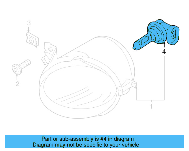 Fog Lamp Bulb N-105-297-01 - View 10