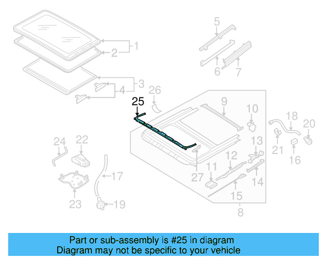 Deflector Mount Kit 8D5-898-671-A - View 6