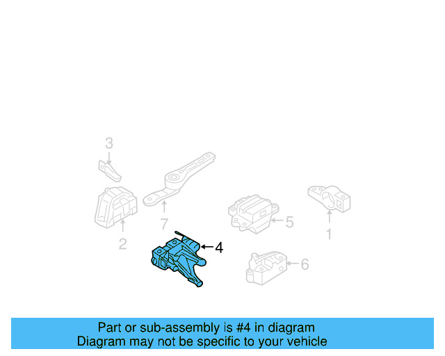 Support Bracket 06F-199-207-H - View 5