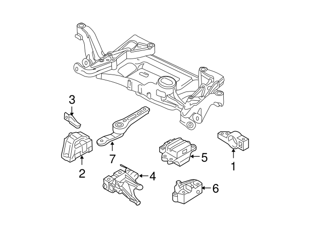 Support Bracket 06F-199-207-H - View 11