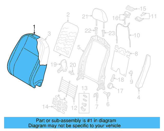Seat Back Cover 5GM-881-805-Q-BBN - View 3