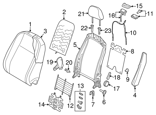 Lumbar Support 5N0-881-880-E - View 6