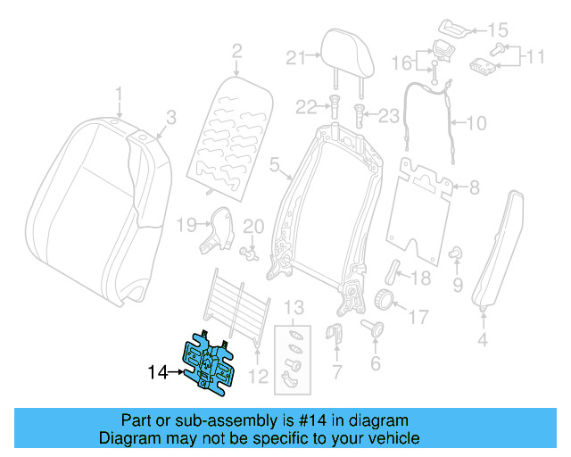 Lumbar Support 5N0-881-880-E - View 9