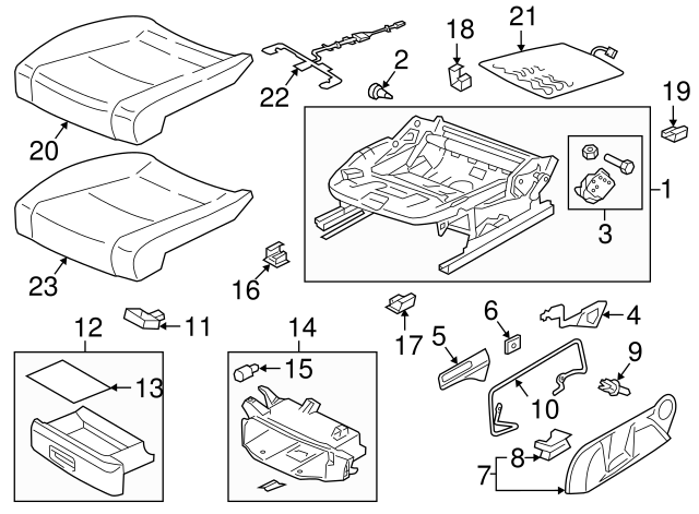Adjust Knob 3C0-881-254-A-9B9 - View 47