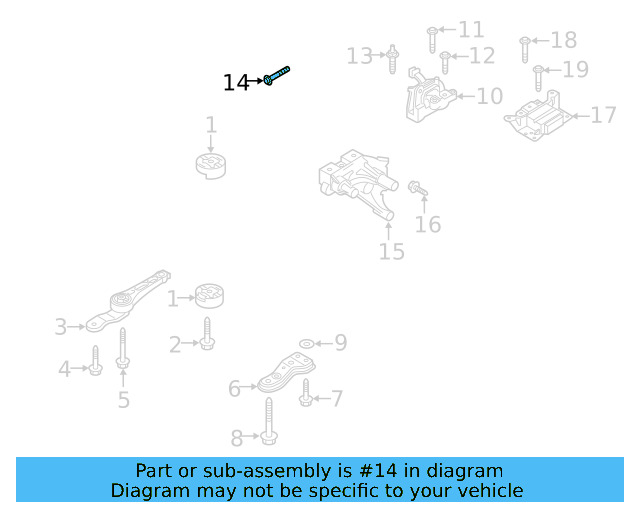 Motor Mount Stud N-910-296-02 - View 16