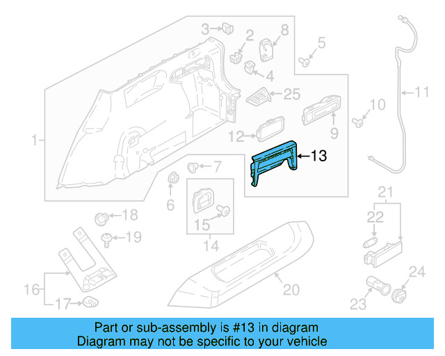 Quarter Panel Splash Shield Nut N-907-579-01 - View 97