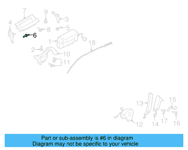 Ft Seat Air Bag Bolt N-907-912-01 - View 17