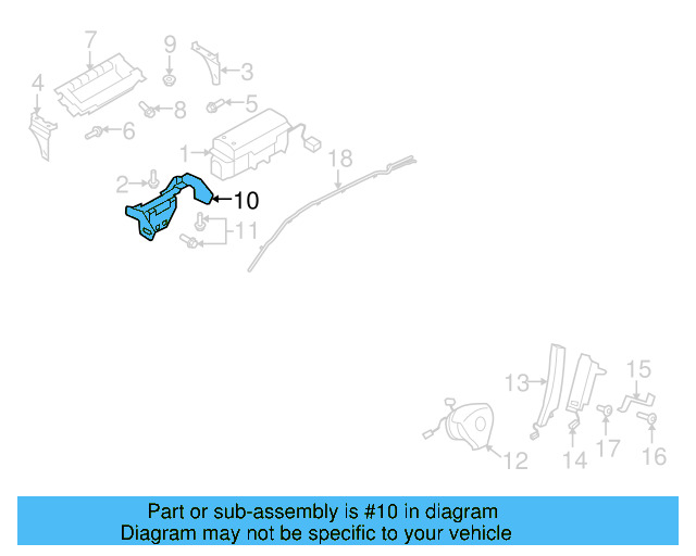 Mount Bracket 5N0-880-571-A - View 3