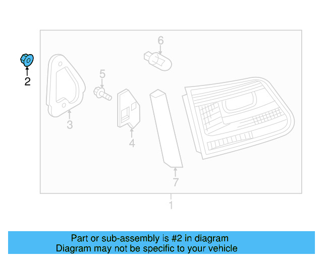 Backup Lamp Assembly Nut N-100-173-04 - View 46