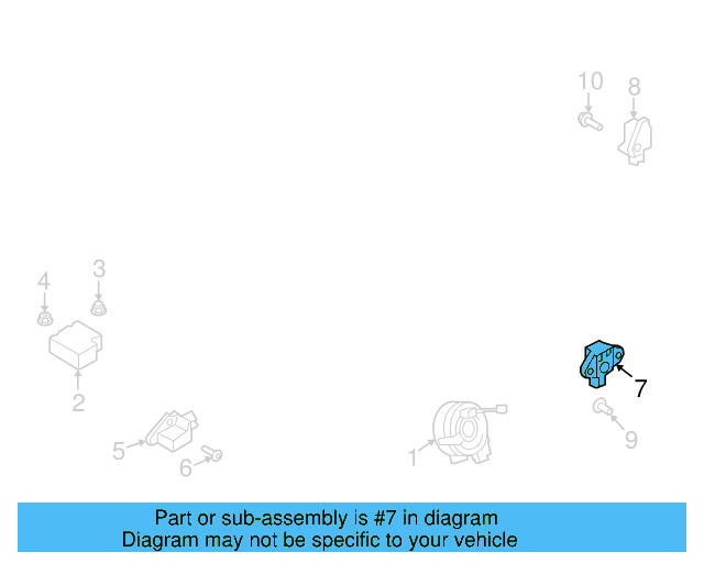 Side Impact Sens 5N0-959-354-D - View 3