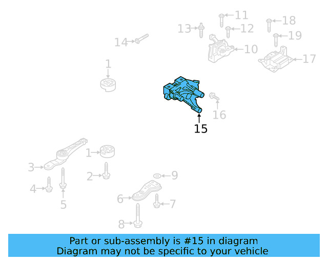 Support Bracket 06J-199-207-P - View 25