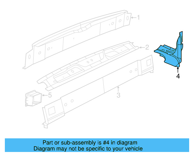 Inner Sill 7B0-809-881 - View 3