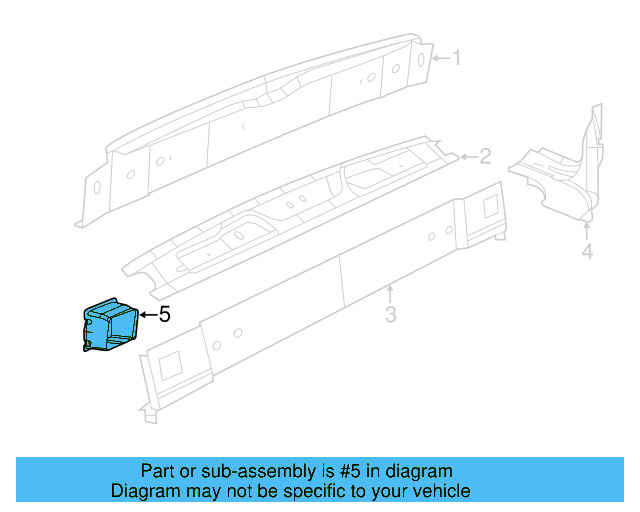 Mount Bracket 7B0-807-113-B - View 3