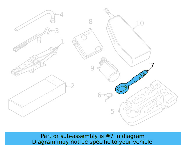 Tow Hook 4H0-805-615-A - View 8