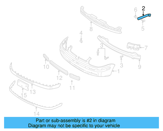 Bumper Cover Guide 1J5-807-184-B - View 5