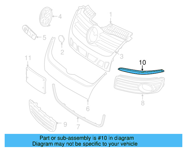 Grille 1K0-853-677-C-9B9 - View 16