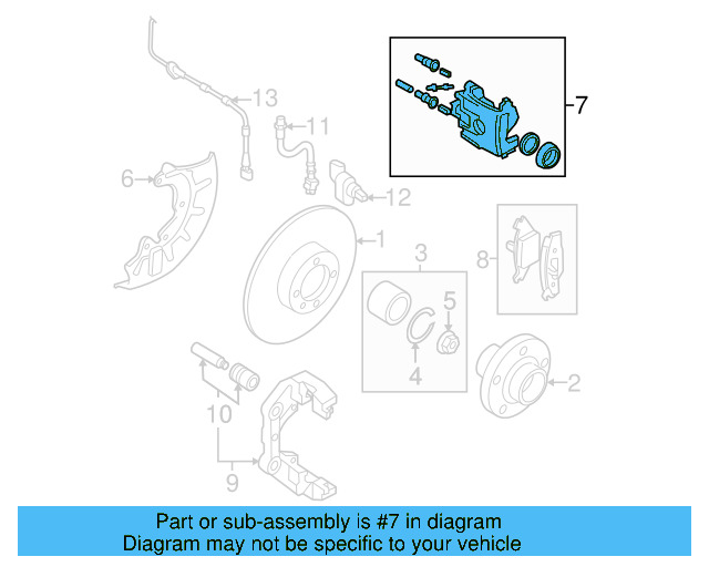 Disc Brake Caliper 1J0-615-123-D - View 18
