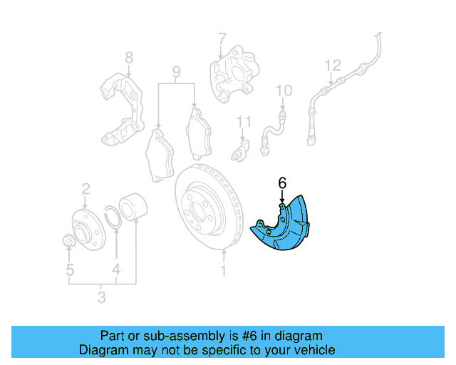 Splash Shield 1J0-615-311-A - View 2
