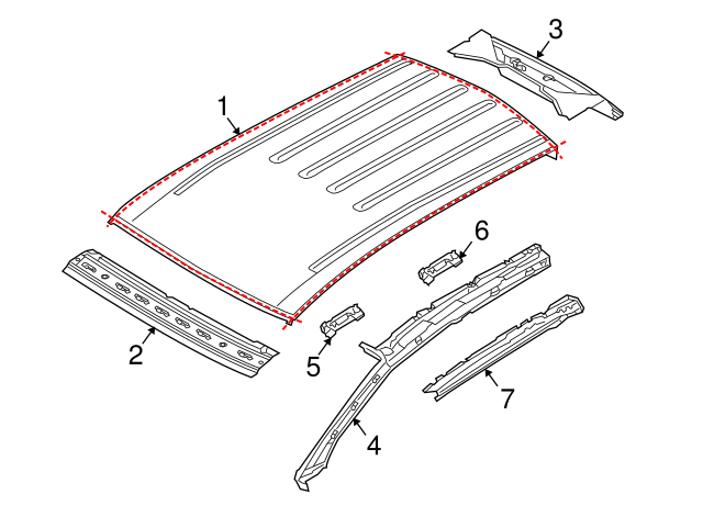 Header Panel 7L0-817-122-F