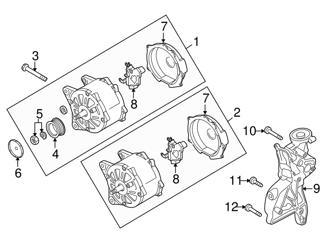 Pulley Hardware Kit 028-903-320-C - View 83