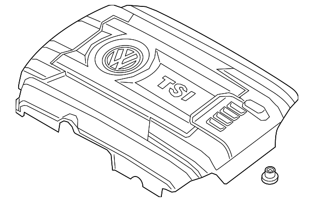 Engine Cover 06K-103-925-BN - View 4