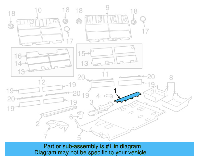 Scuff Plate 7B0-853-370-B-DK5 - View 3