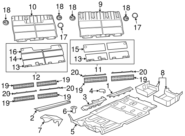 Carpet Plug 7B0-863-119-A-HL5 - View 2