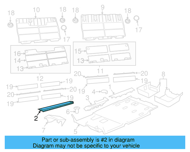 Scuff Plate 7B0-853-371-B-DK5 - View 3