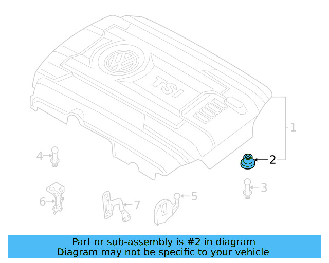 Engine Cover Connector 06J-103-226-A - View 11
