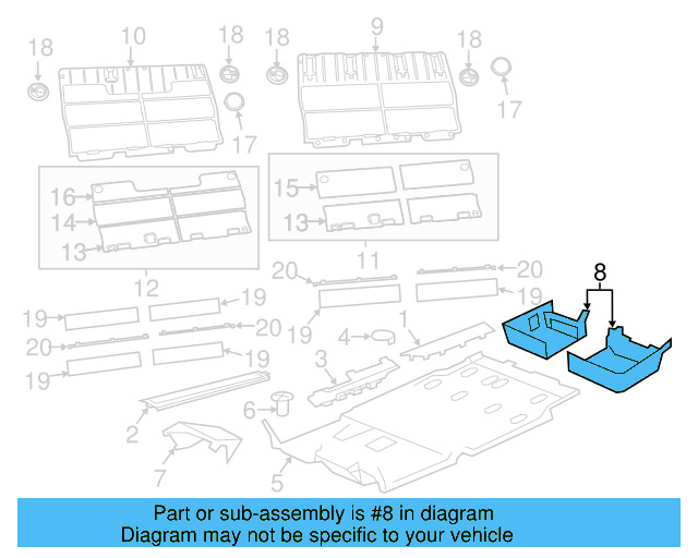 Storage Compartment 7B0-863-221-A-VXL - View 4