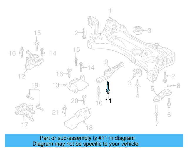 Trans Mount Bracket Stud N-911-270-01 - View 49