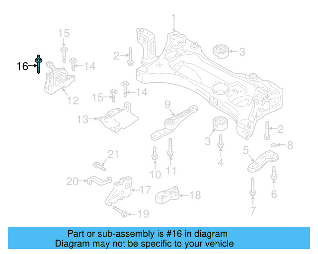 Motor Mount Stud N-910-296-02 - View 17